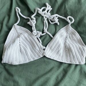 4x white skims crochet 🧶 bikini top